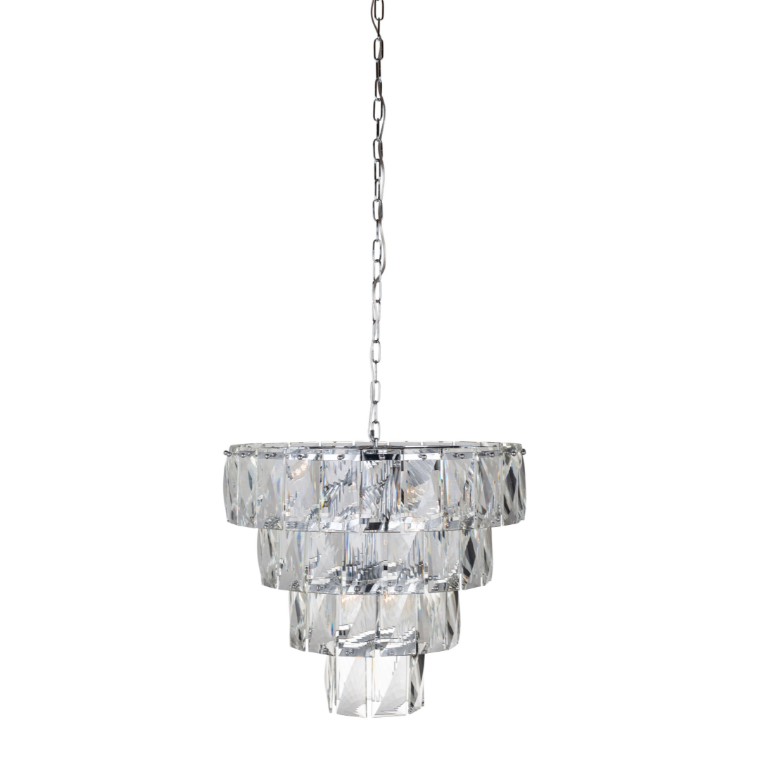 Hanglamp Jada - Zilver - 45 cm Ø