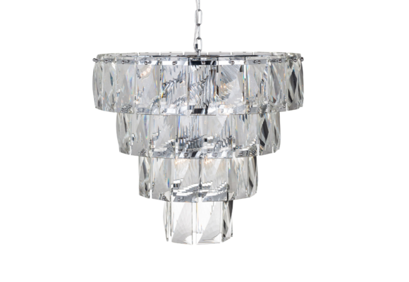 Hanglamp Jada - Zilver - 45 cm Ø