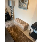 Hocker Bank Lima  - gevlochten zitbank - Taupe