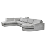 U-Bank Scott - Ronde Lounge - Incl. hoofdsteun - Emerald 808