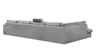 U-Bank Scott - Ronde Lounge - Incl. hoofdsteun - Emerald 808