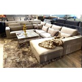 Louis Hoekbank - Taupe - Velvet stof