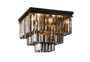 Plafondlamp Joly - Smoke - 50x50 cm