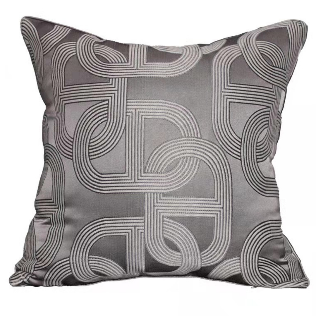Kussen Mansour - 45 cm - Grijs