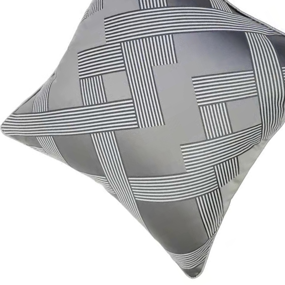 Kussen Ritz I - 45 cm - Grijs