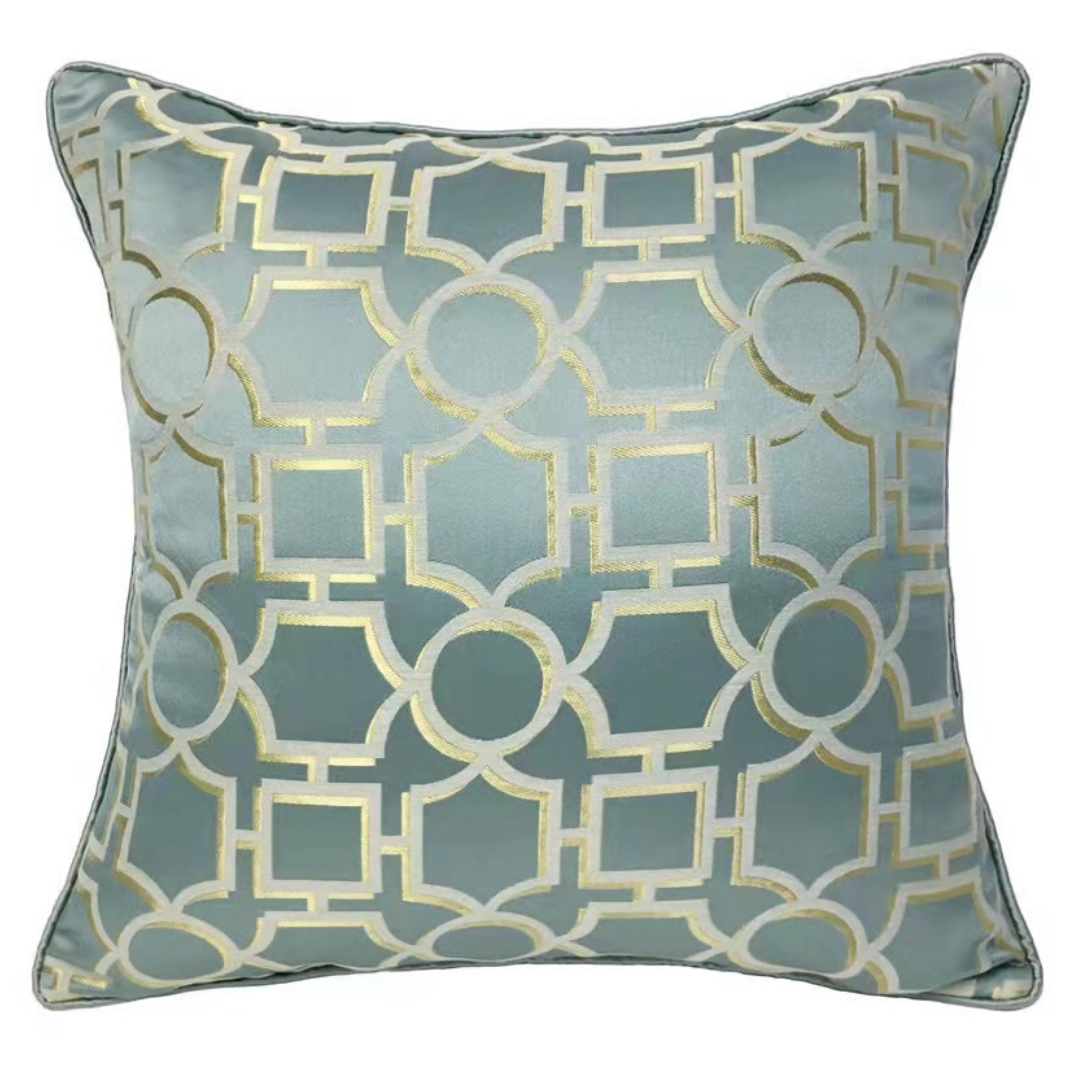 Kussen Pentagon - 45 cm - Lichtgroen