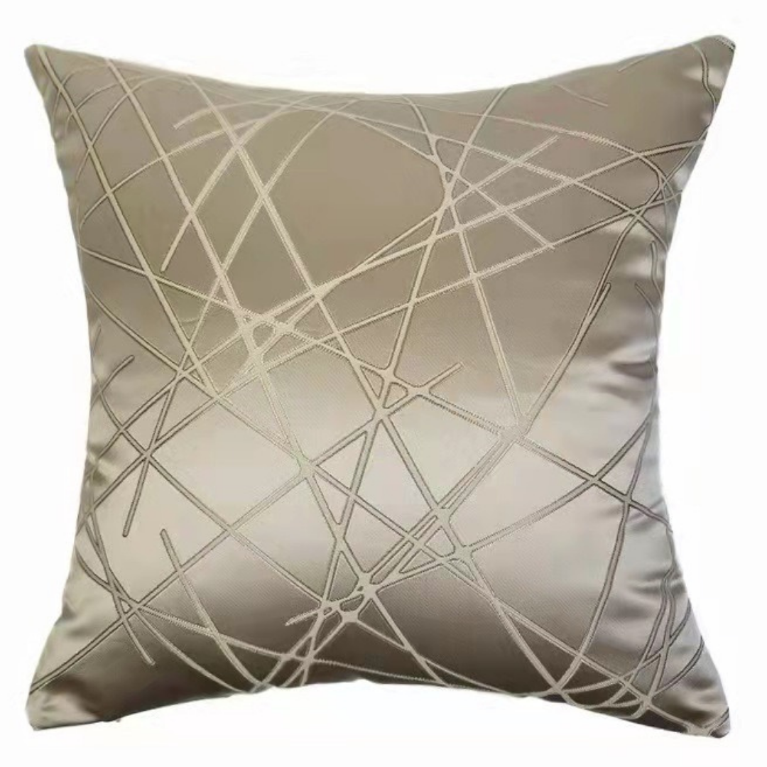 Kussen Triangle - 45 cm - Bruin