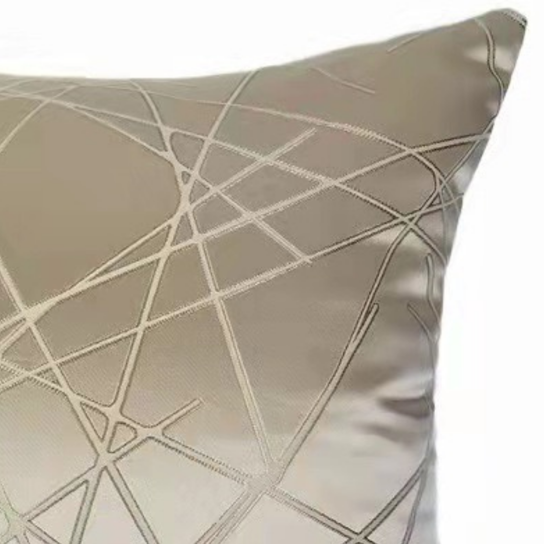 Kussen Triangle - 45 cm - Bruin