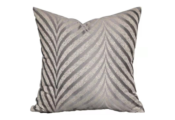 Kussen Leaves - 45 cm - Bruin