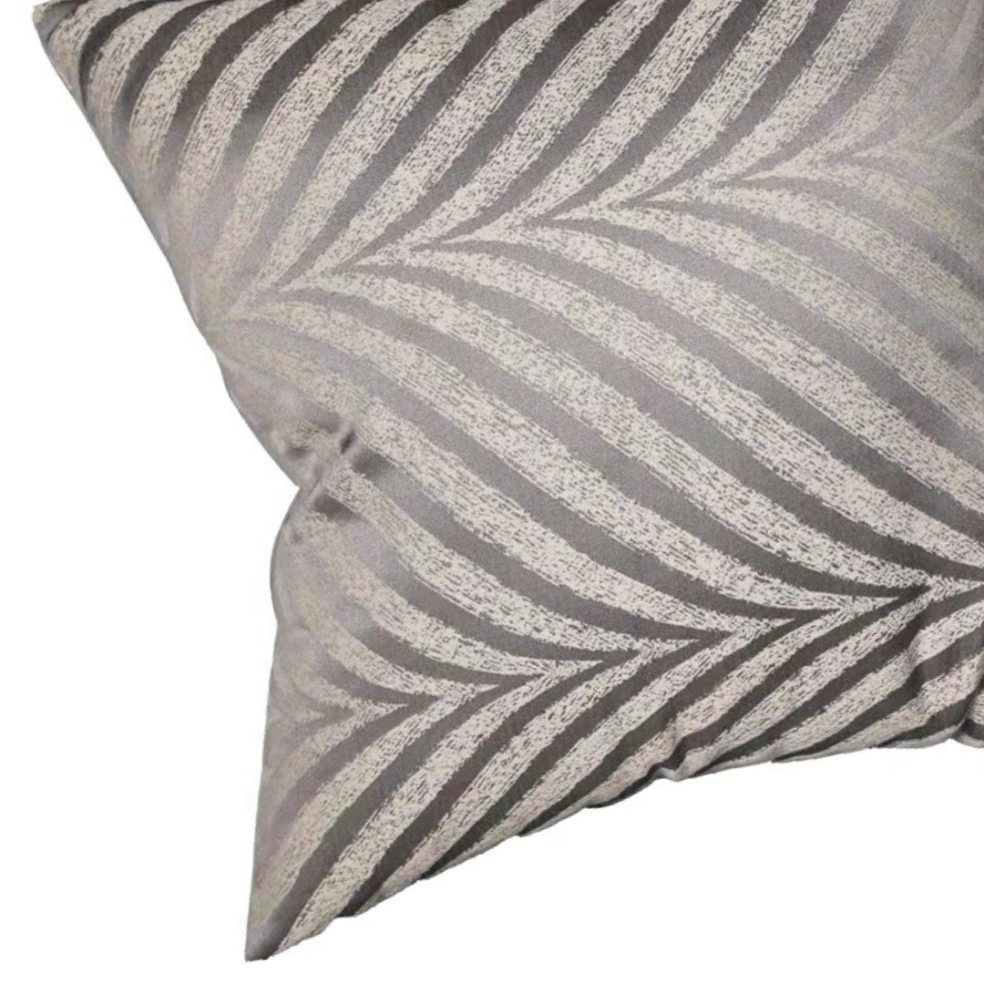 Kussen Leaves - 45 cm - Bruin