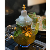 Theepot glas Goud -1.4 liter - hittebestendig