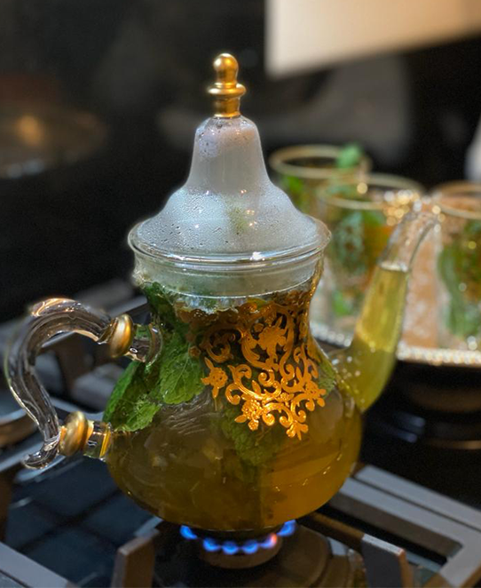 Theepot glas Goud -1.4 liter - hittebestendig