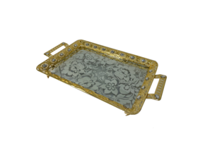 Dienblad Crystal Goud - 30 x 50 cm