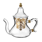 Theepot glas Goud -1.4 liter - hittebestendig