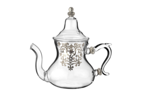 Theepot glas Zilver -1.4 liter - hittebestendig