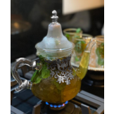 Theepot glas Zilver -1.4 liter - hittebestendig