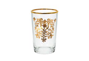 Theeglazen Sahra - Goud - set van 12