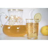 Theeglazen Sahra - Goud - set van 12