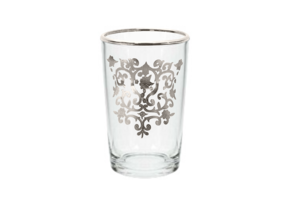 Theeglazen Sahra - Zilver - set van 12