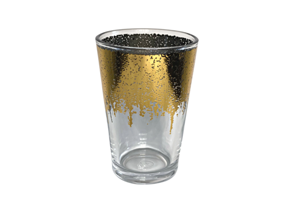 Theeglazen Berkane - Goud - set van 12