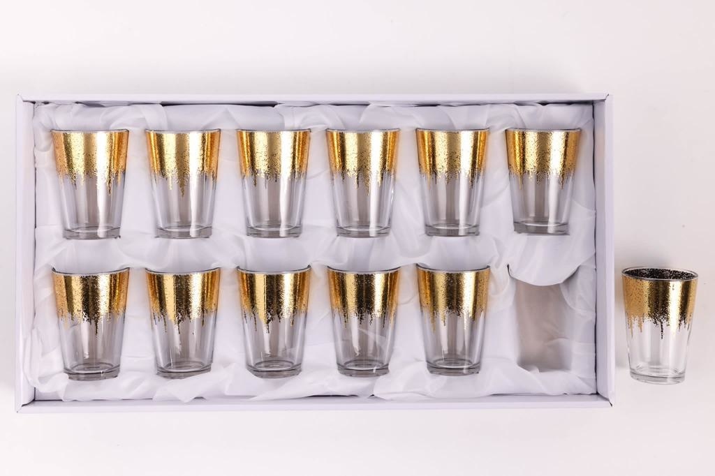 Theeglazen Berkane - Goud - set van 12