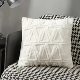 Kussen Palma - 45 cm - Wit