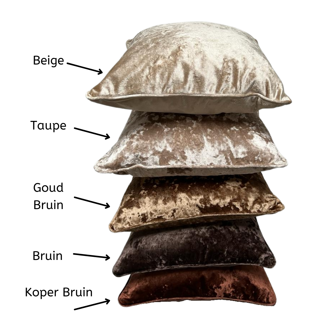 Kussen Diva - Velvet - Bruin