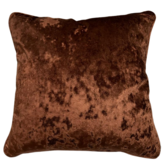 Kussen Diva - Velvet - Koperbruin
