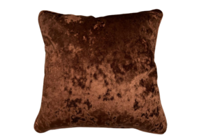 Kussen Diva - Velvet - Koperbruin