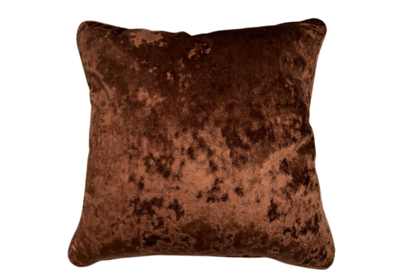 Kussen Diva - Velvet - Koperbruin