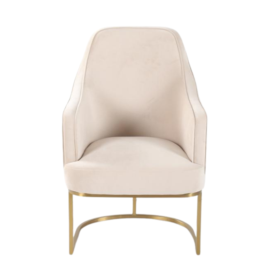 Eetkamerstoel Chelsea Beige / Gold