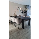 Eetkamerstoel Ankara Taupe  / Zwart