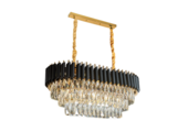 Hanglamp Pearl Ovaal Zwart/Goud - Eric Kuster Style