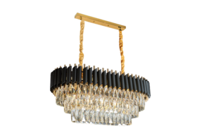 Hanglamp Pearl Ovaal Zwart/Goud - Eric Kuster Style