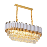 Hanglamp Pearl Ovaal Wit/Goud - Eric Kuster Style