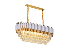 Hanglamp Pearl Ovaal Wit/Goud - Eric Kuster Style