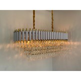 Hanglamp Pearl Ovaal Wit/Goud - Eric Kuster Style