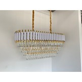 Hanglamp Pearl Ovaal Wit/Goud - Eric Kuster Style