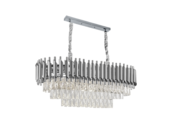 Hanglamp Pearl Ovaal Zilver - Eric Kuster Style
