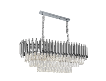 Hanglamp Pearl Ovaal Zilver - Eric Kuster Style
