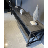 Tv-meubel Amsterdam - Mangohout - Zwart