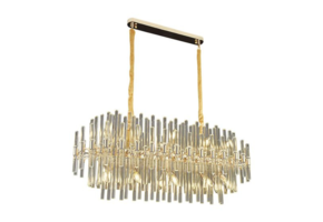 Hanglamp Koblenz- Goud - Ovaal