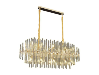 Hanglamp Koblenz- Goud - Ovaal