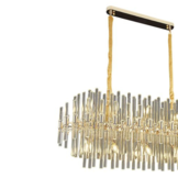 Hanglamp Koblenz - Goud - Ovaal - 100x40 cm