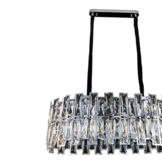 Hanglamp Wiesbaden - Chroom - Ovaal - 85x35 cm