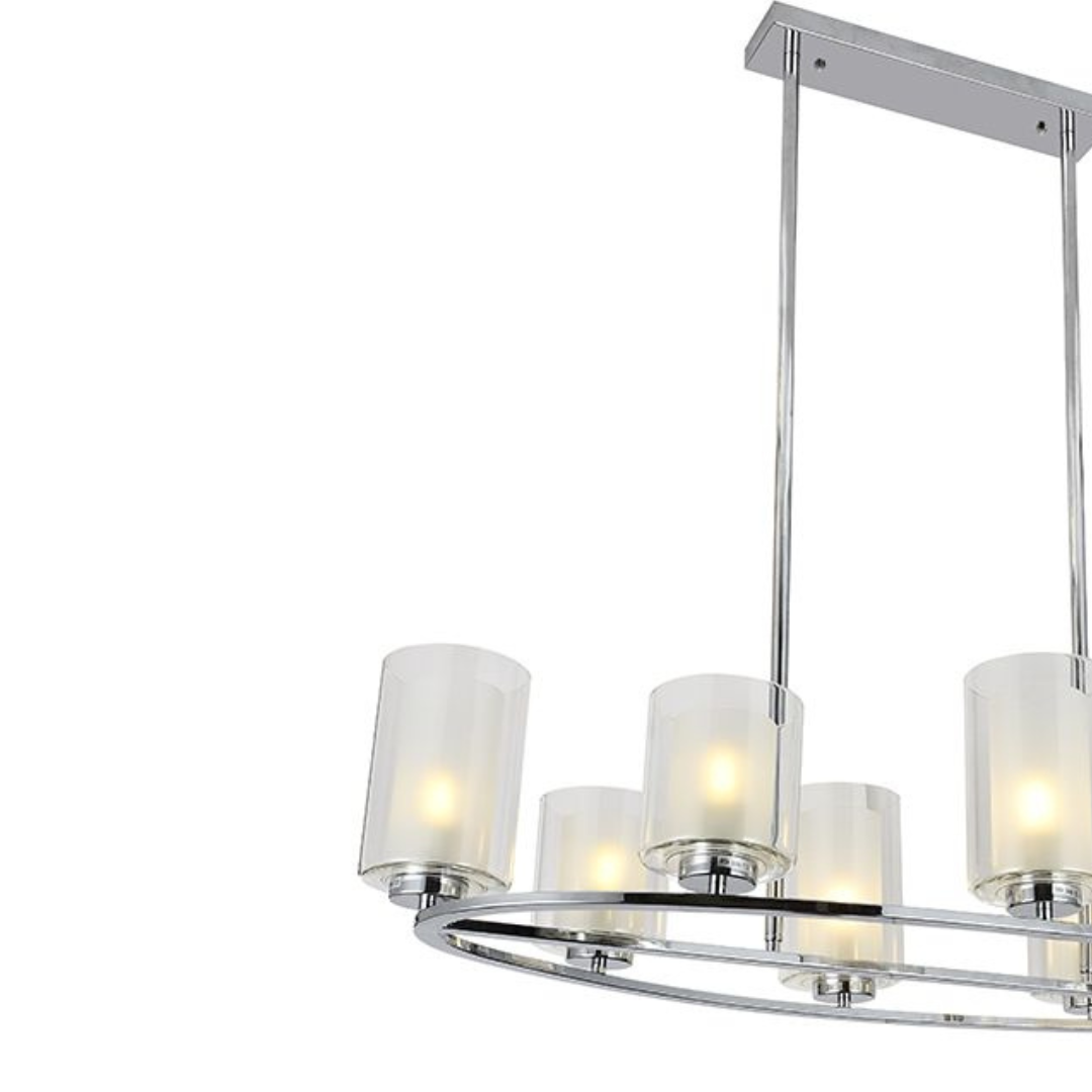 Hanglamp Fulda - Chroom - Rond - 120x60 cm