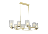 Hanglamp Fulda - Goud - Rond