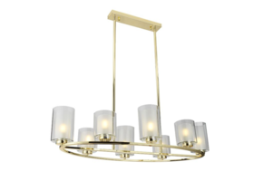 Hanglamp Fulda - Goud - Rond