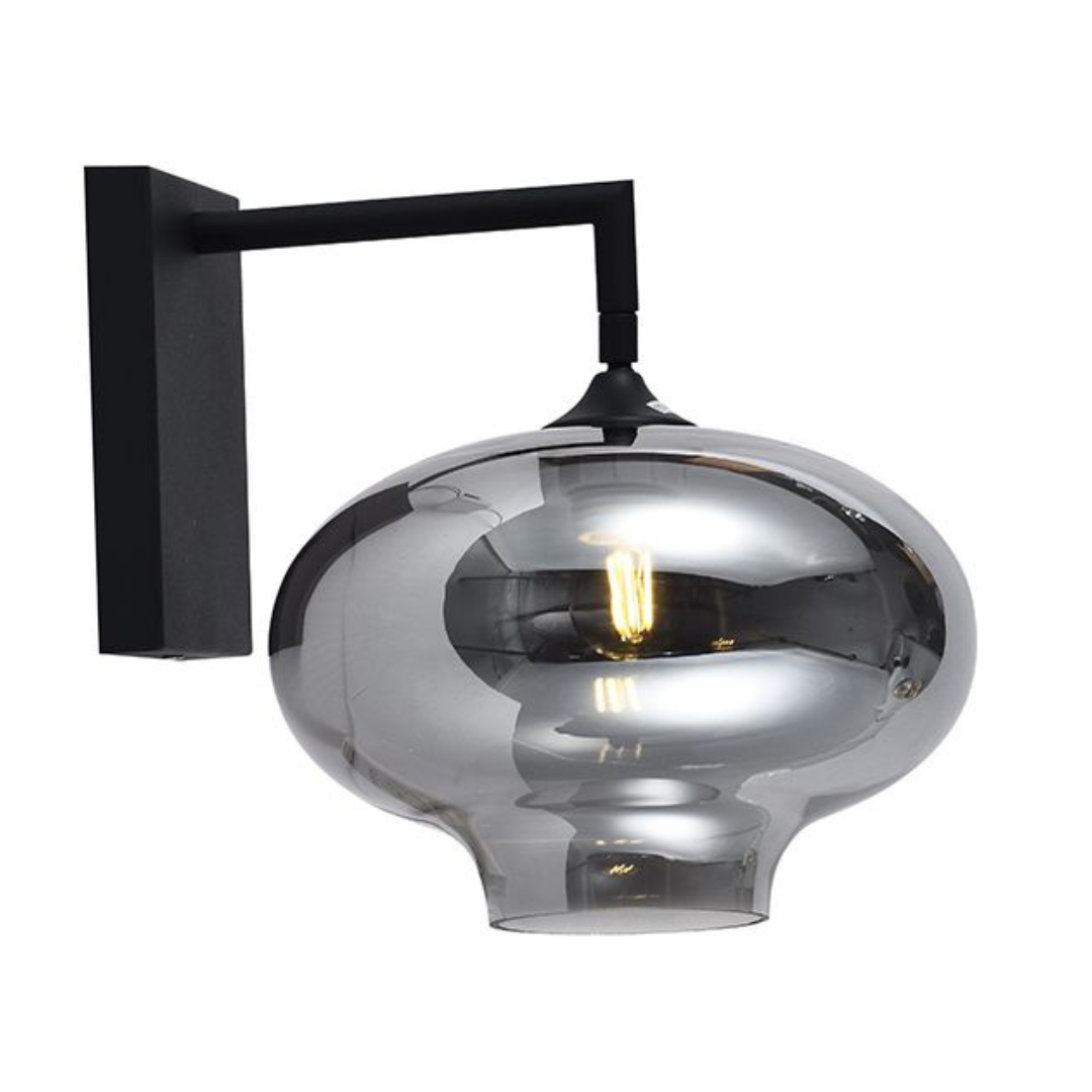 Wandlamp - Gotha - Zwart 27 x 37 cm