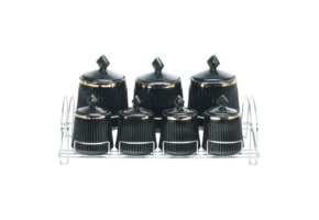 Bricard - Kruidenset - Zwart-Goud - 15-delig